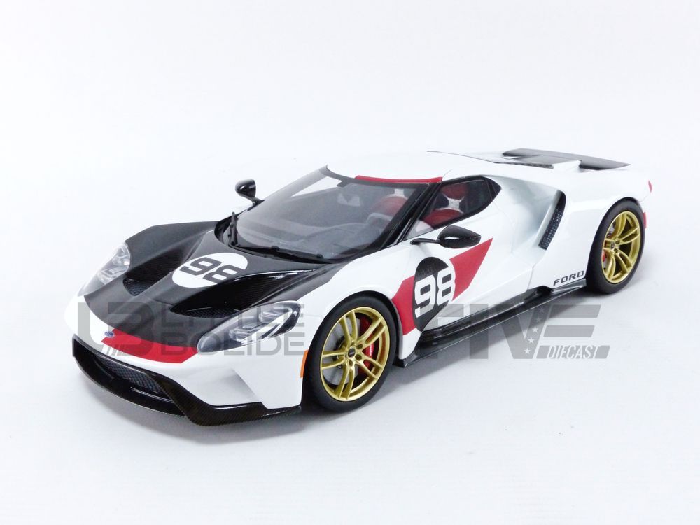 MAISTO 1/18 – FORD GT Heritage – 2021 - Little Bolide