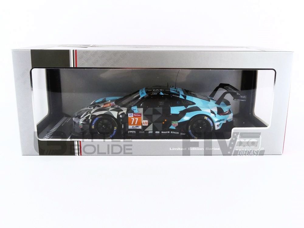 IXO 1/18 - PORSCHE 911 (991) RSR - Winner LMGTE AM Le Mans 2018