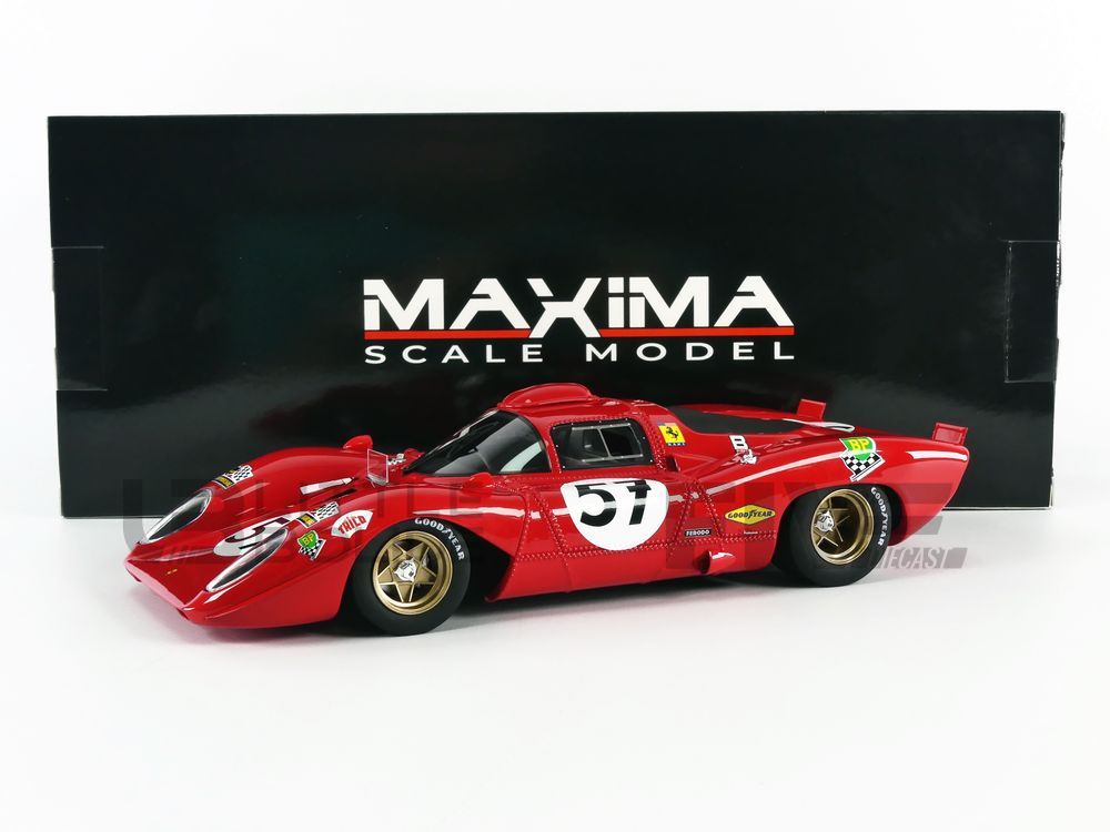 MAXIMA 1/18 - FERRARI 312P Coupe - Le Mans 1970