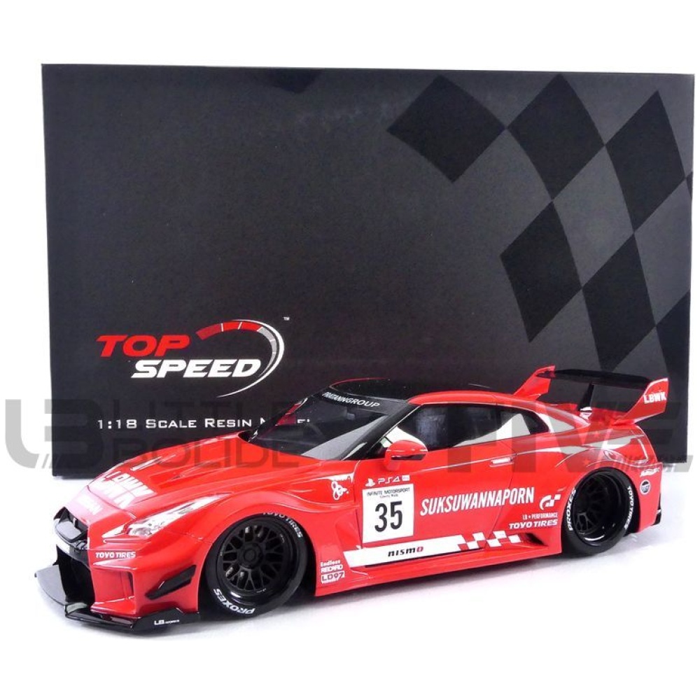 TOP SPEED 1/18 – NISSAN 35GT-RR Ver.1 LB-Silhouette WORKS – Little