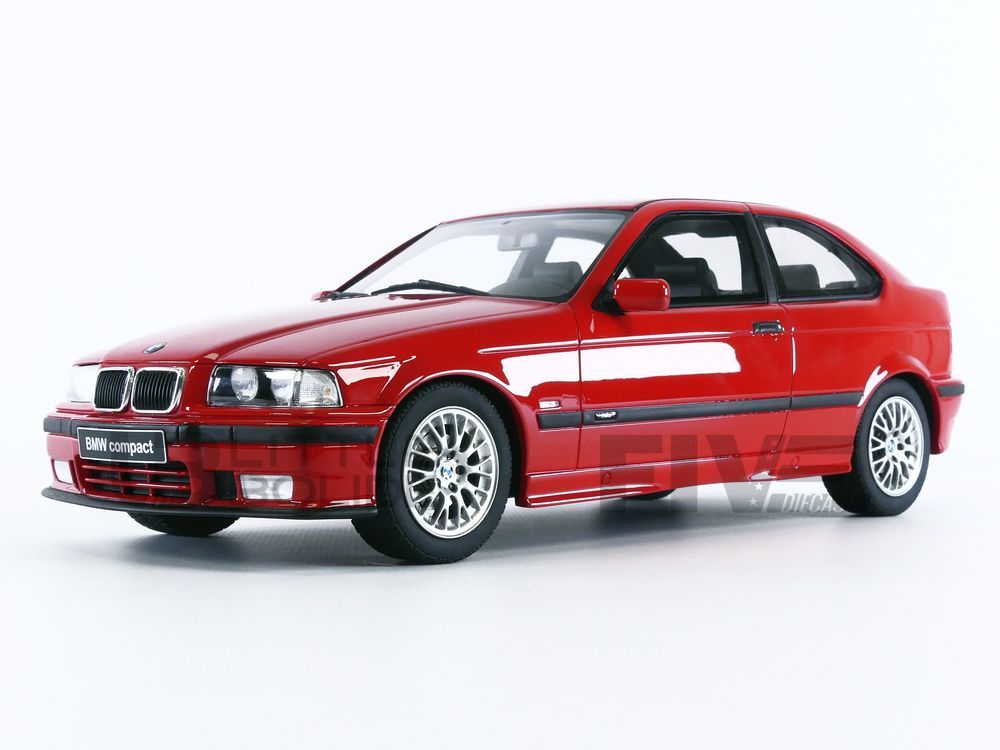 1998 BMW E36 COMPACT 323 TI RED 1/18 MODEL CAR BY OTTO MOBILE OT372