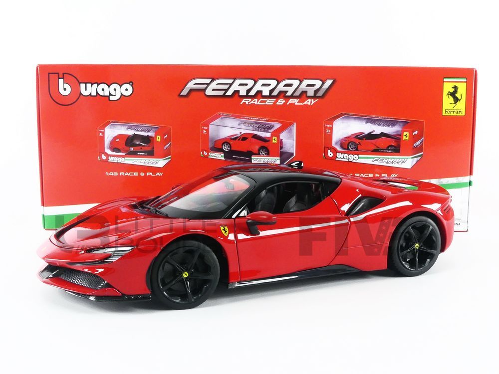 Burago 1:18 2019 Ferrari SF90 Diecast Model Car Review