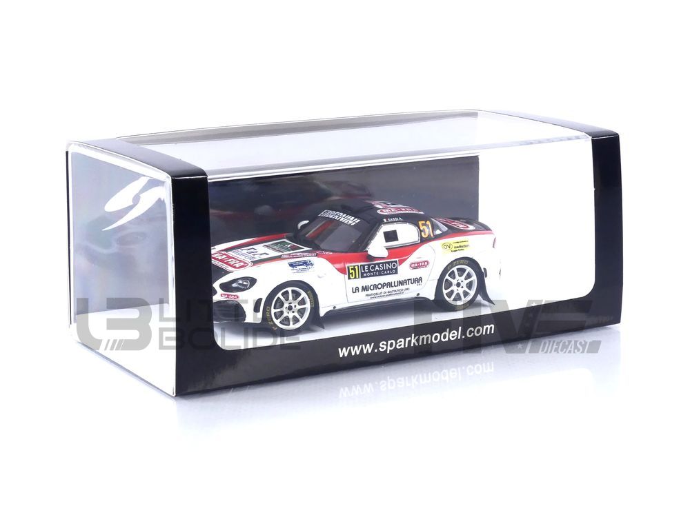 SPARK 1/43 – ABARTH 124 Rally RGT – Monte Carlo 2022 – Little Bolide