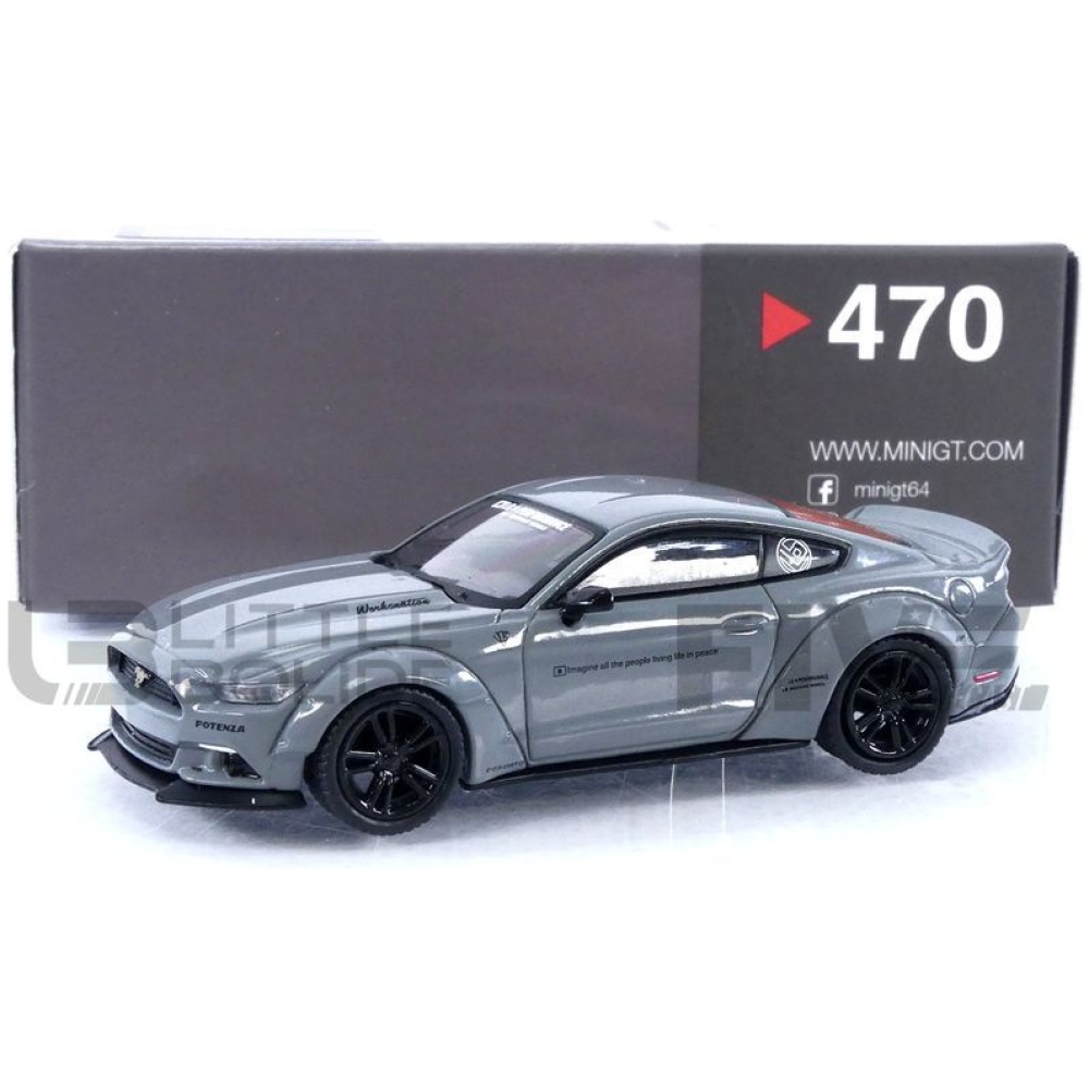 MINI GT 1/64 – FORD Mustang GT LB-Works - Little Bolide