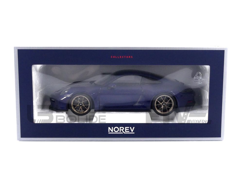 Voiture miniature 1:18 Porsche 911 GT3 2021 bleue par Norev
