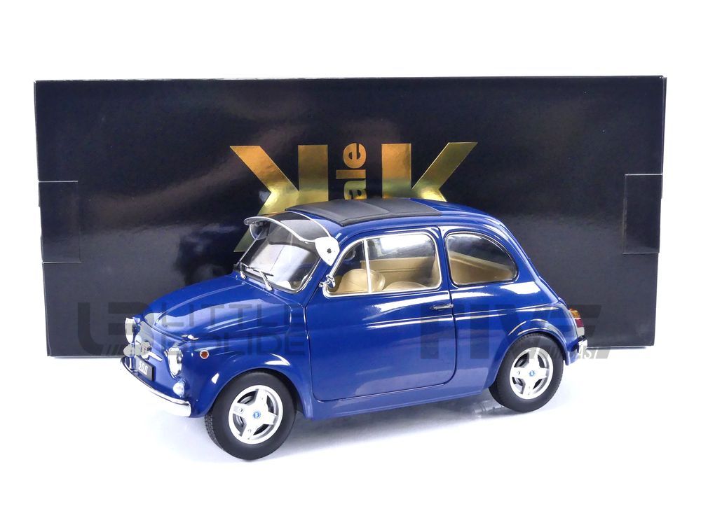FIAT 500 1:24 Scale Diecast Model Toy Car Miniature White