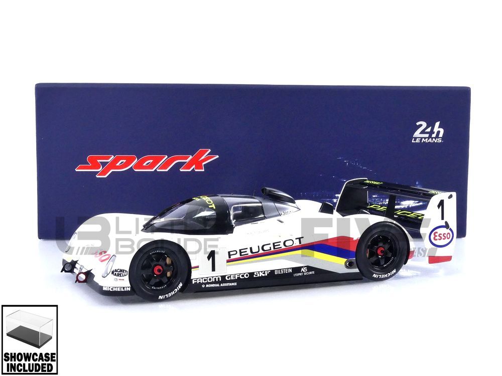 SPARK 1/18 - PEUGEOT 905 Evo 1 Bis - Winner Le Mans 1992