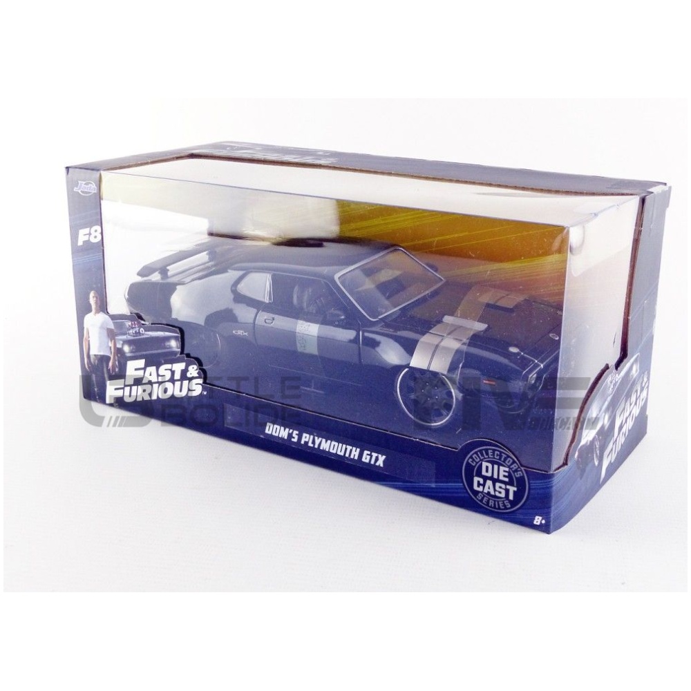 JADA TOYS 1/24 – PLYMOUTH GTX – Dom – Fast And Furious 8 – Little Bolide