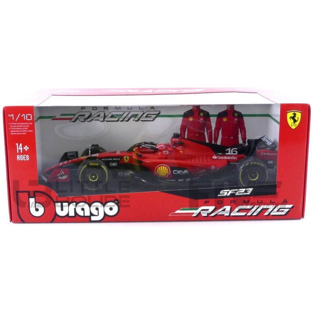 BBURAGO 1/18 – FERRARI SF-23 – Season Car F1 2023 - Five Diecast
