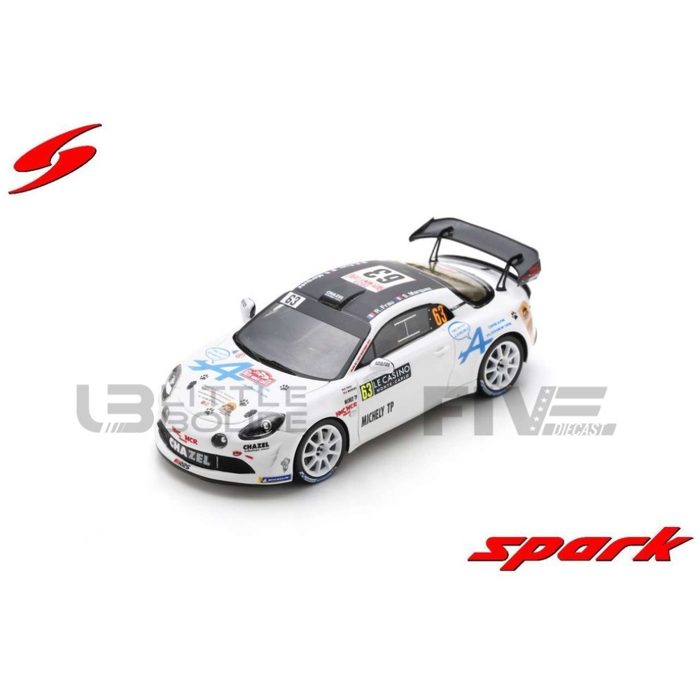 SPARK 1/43 - ALPINE A110 Rally RGT - Monte Carlo 2023