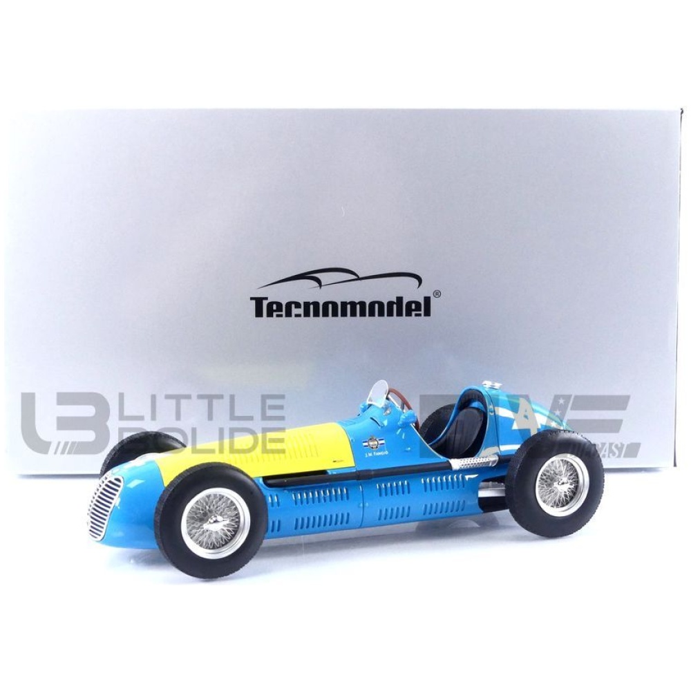 Voiture Miniature de Collection - TECNOMODEL MYTHOS 1/18 - MASERATI F1 4  CLT - Winner Pau GP 1949 - Blue / Yellow - TM18181C - Cdiscount Jeux -  Jouets
