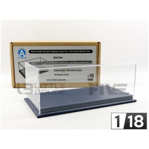 ATLANTIC CASE 1/18 - DISPLAY CASE Show-Case 1/18 - Blue Leather