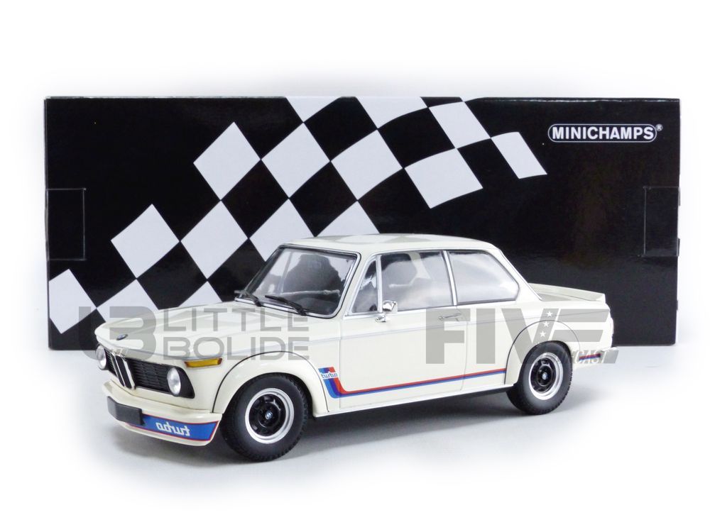 MINICHAMPS 1/18 – BMW 2002 Turbo – 1973 - Five Diecast
