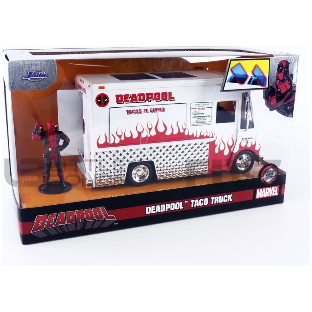 Jada Toys Marvel Deadpool Foodtruck, Auto, Spielzeugauto aus Die