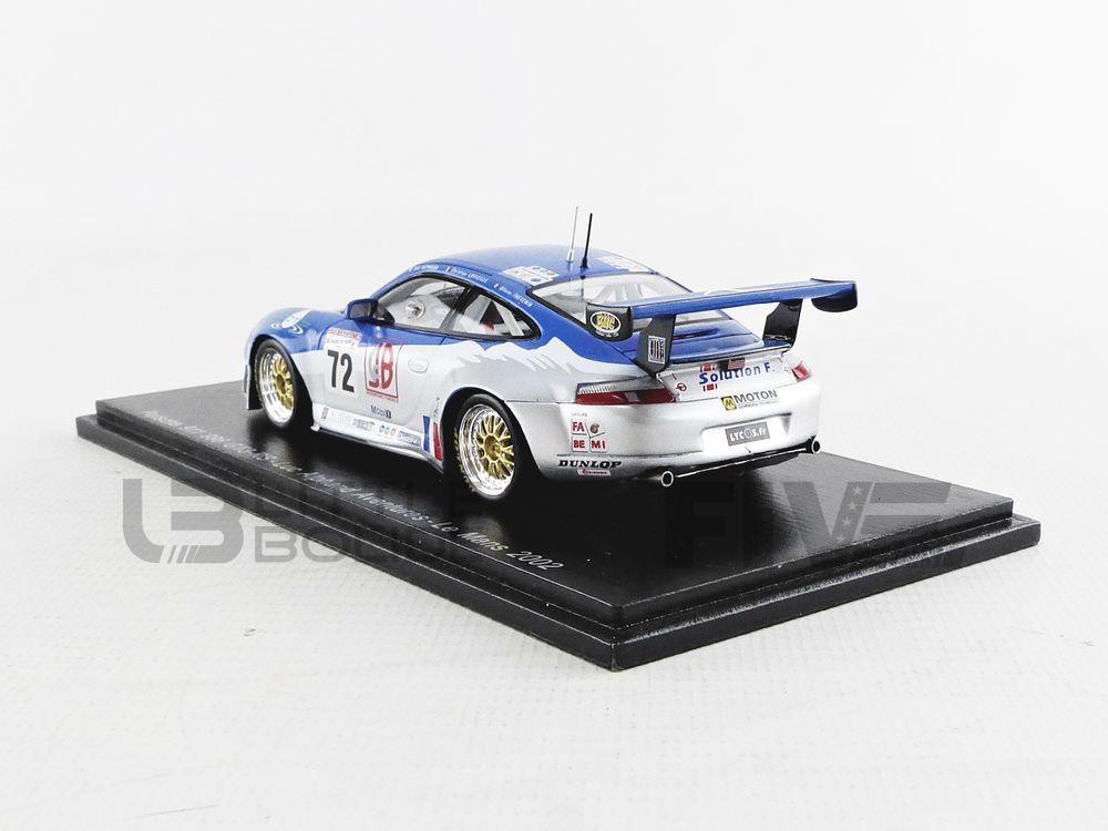 SPARK 1/43 - PORSCHE 911 / 966 GT3 RS - Le Mans 2002