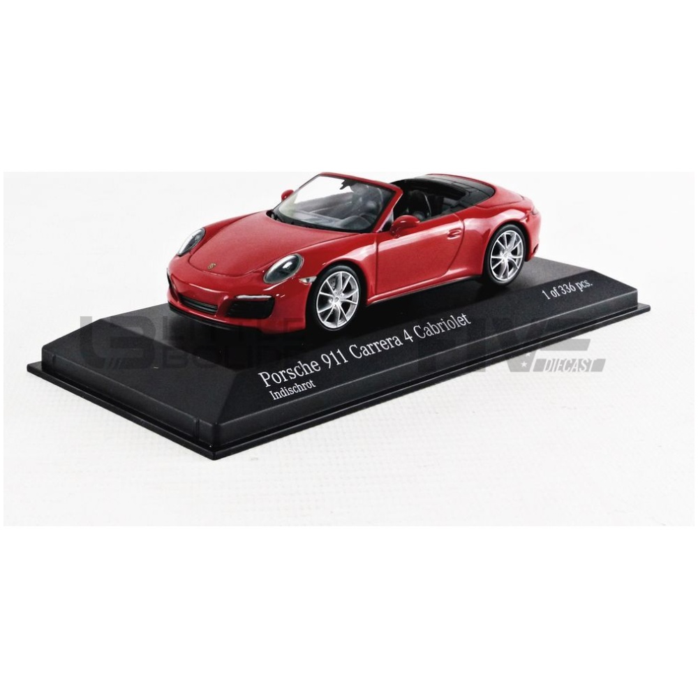 MINICHAMPS 1/43 – PORSCHE 911 / 991 Carrera 4S Cabriolet – 2016 