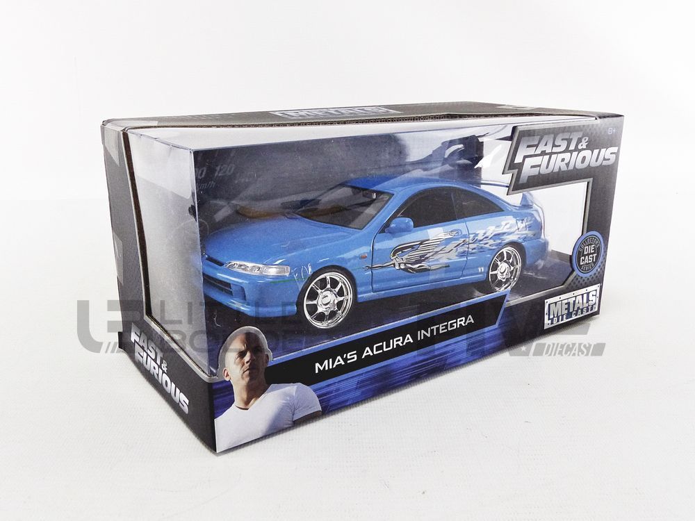 JADA TOYS- Acura Integra Type-R Fast & Furious Voiture Miniature de  Collection, 253203053, Bleu