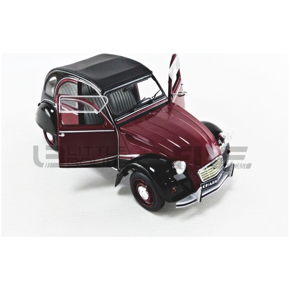 LJ714 SOLIDO PRESTIGE 421183510 1/18 1:18 Voiture Citroen 2CV Charleston 1982