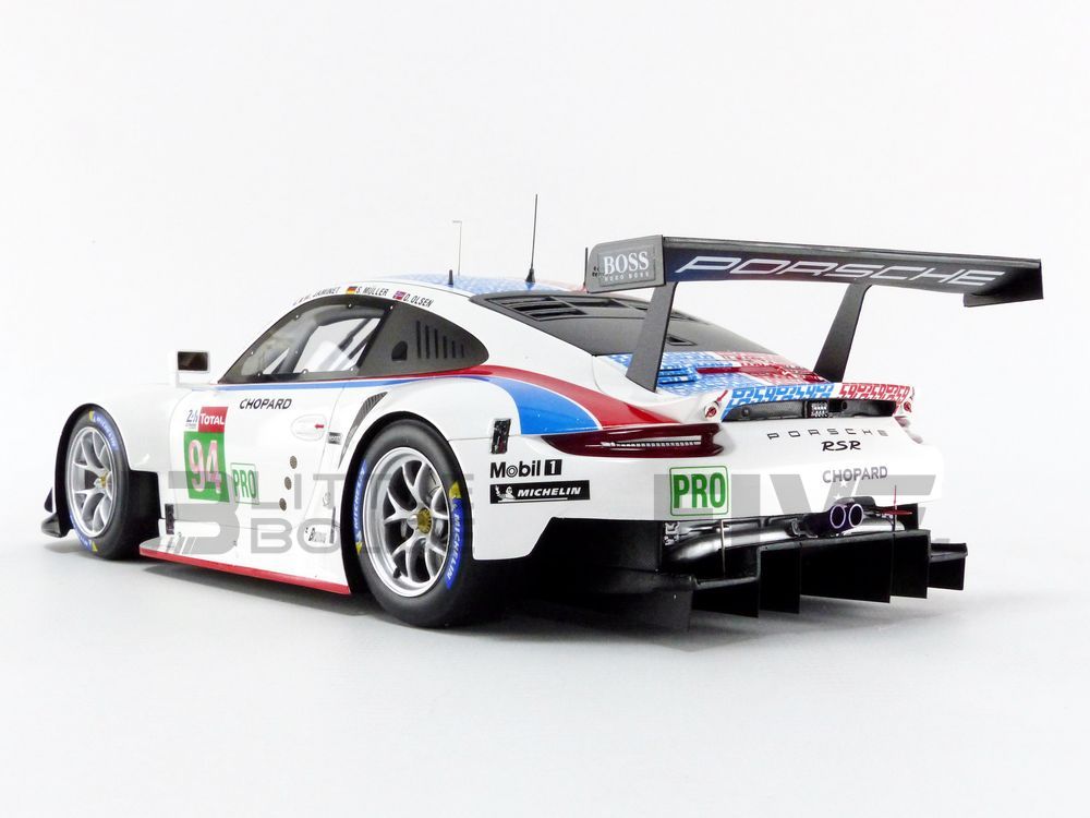 SPARK 1/18 - PORSCHE 911 RSR - Le Mans 2019