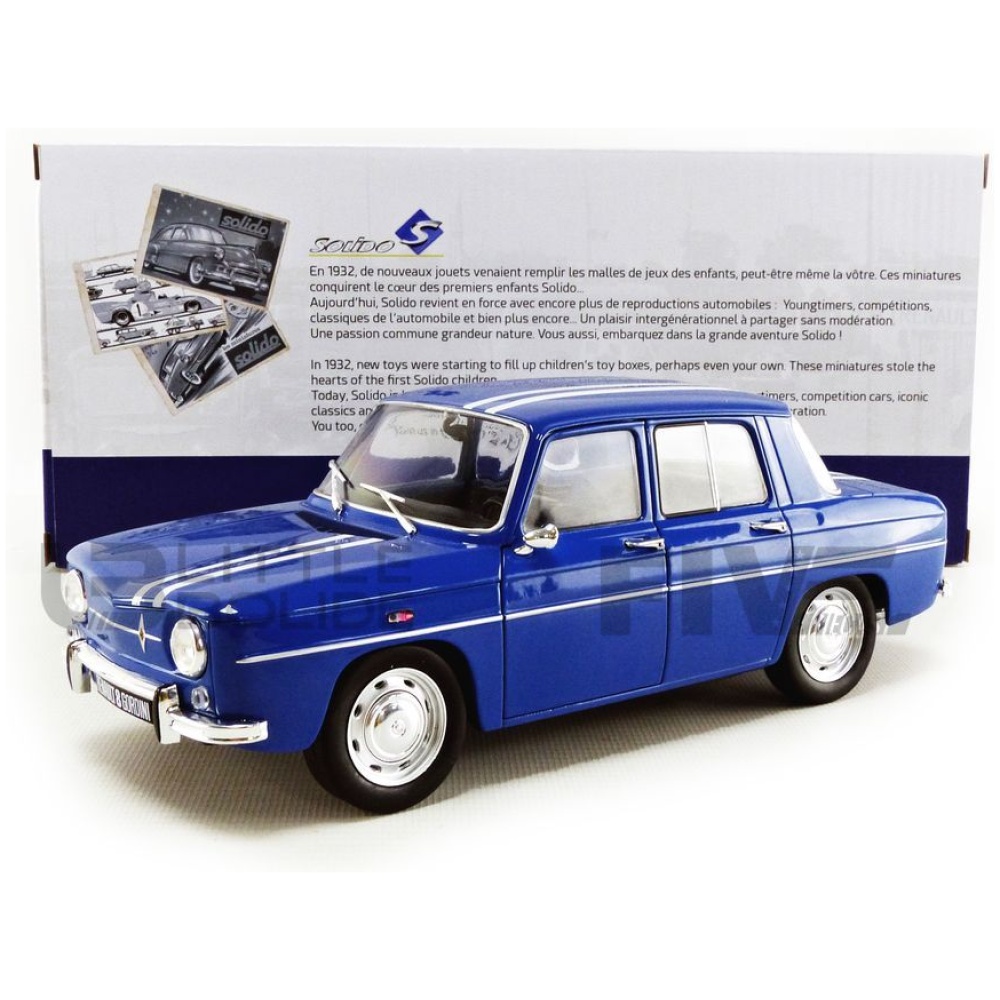 1967 RENAULT 8 TS in Orange 1/18 scale model by SOLIDO