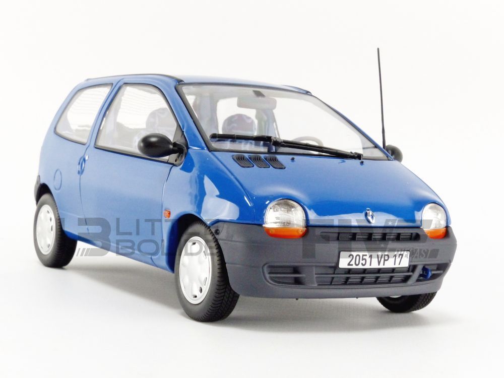 Norev Scale Model Compatible with Renault TWINGO 1995 Lemon Yellow & United  Deco 1:18 NV185297