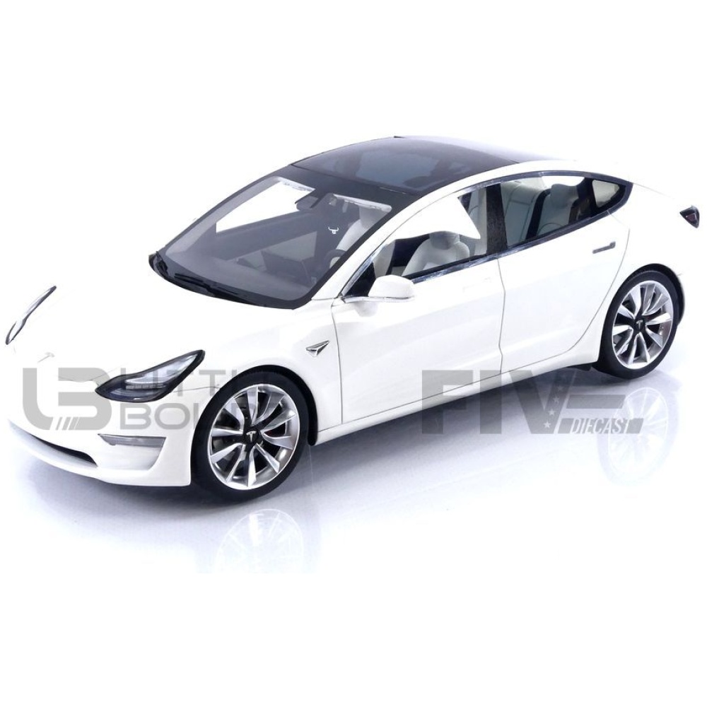 LS-Collectibles 1/18 Tesla Model 3 2017 White LS074C 