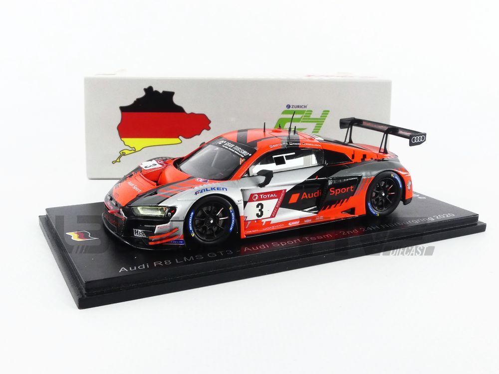 SPARK 1/43 – AUDI R8 LMS GT3 – Audi Sport Team – 24H Nurburgring 