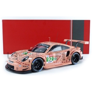 IXO 1/18 - PORSCHE 911 (991) RSR - Winner LMGTE Pro Le Mans 2018