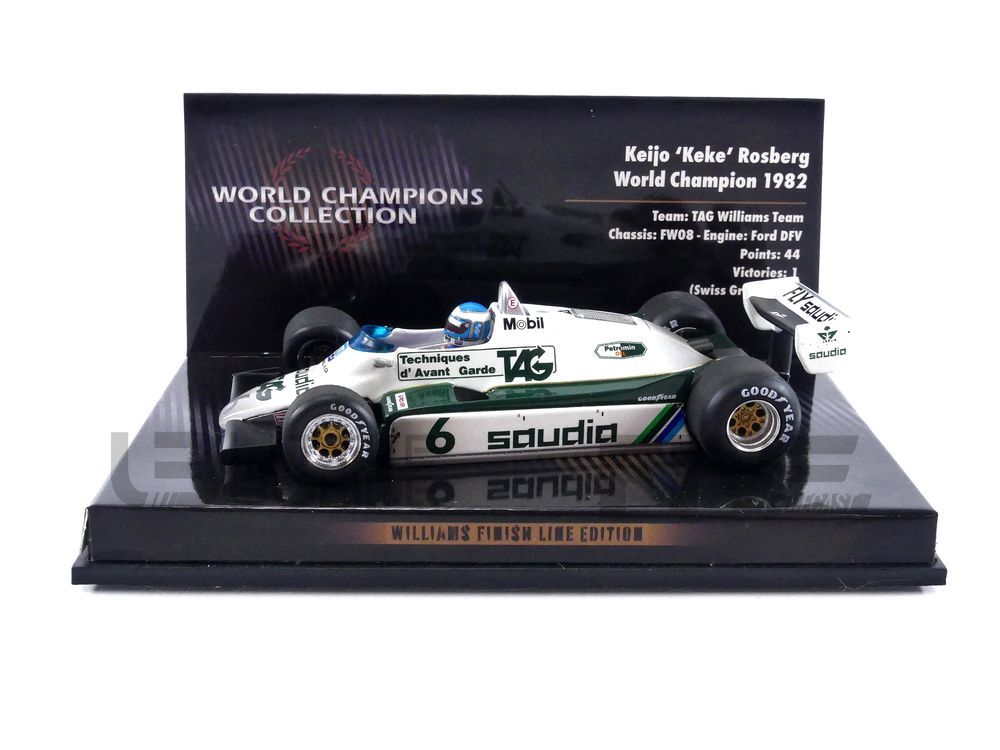 セール豊富な1/43 Minichamps World Champion Collection ウィリアムズ ルノー FW15C A.プロスト 1993タバコ仕様 レーシングカー