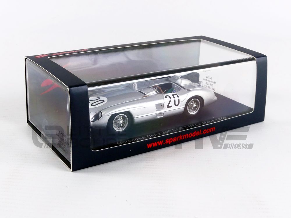 超爆安 1955 mans Le 24H SLR 300 Mercedes-Benz 1/43 spark 送料350円