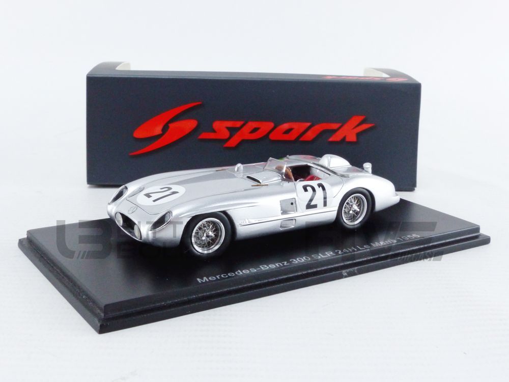 SPARK 1/43 – MERCEDES-BENZ 300 SLR – Le Mans 1955 - Five Diecast