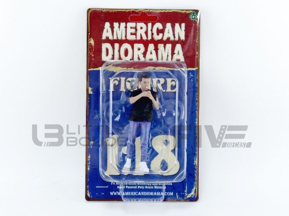 AMERICAN DIORAMA 1/18 - FIGURINES HOMME FUMEUR 76282 - Picture 1 of 1