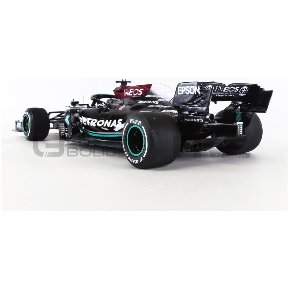 Model Car F1 Die Cast 1:18 Spark Mercedes Hamilton Bahrain 2021 Modeling