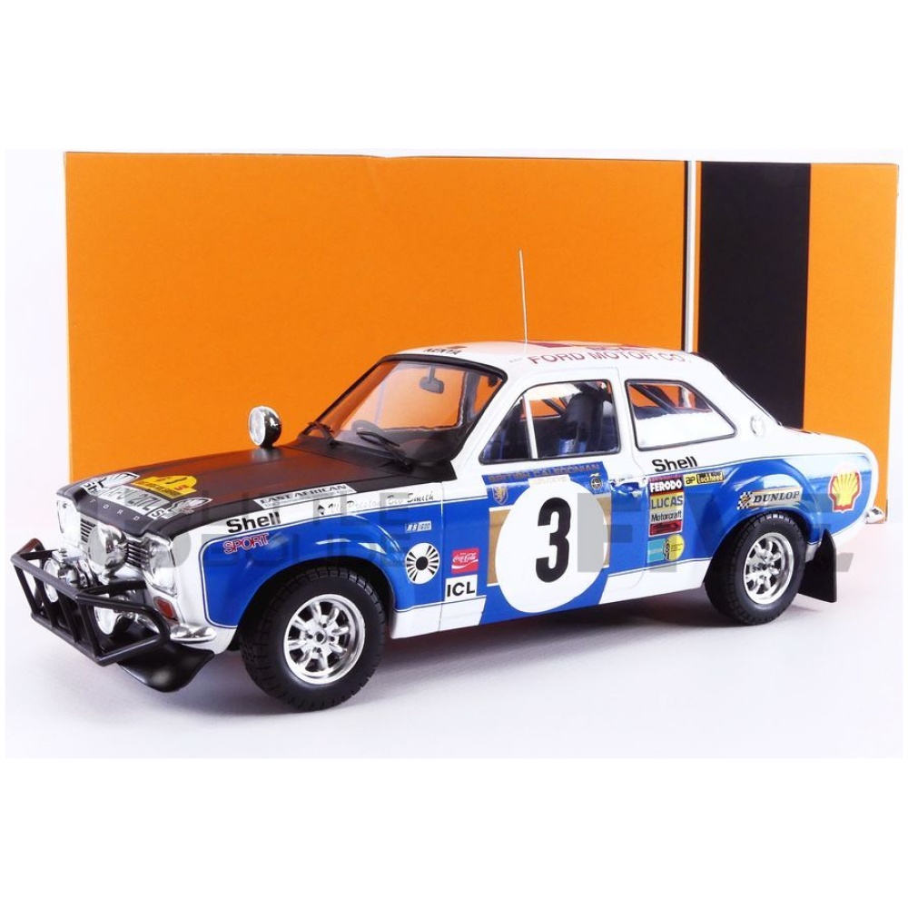 18RMC075B – IXO 1/18 - FORD Escort MK I RS 1600 - Safari Rallye