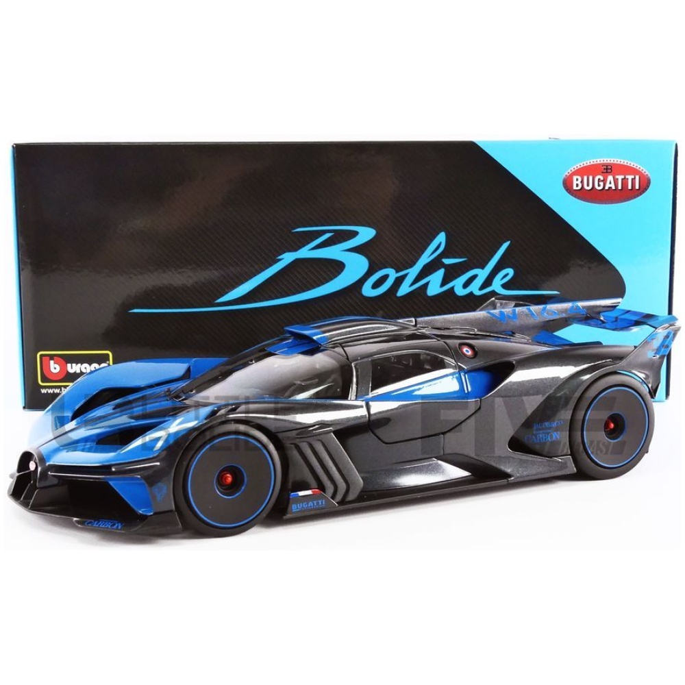 Bugatti Bolide W16.4 blue / carbon 1/18