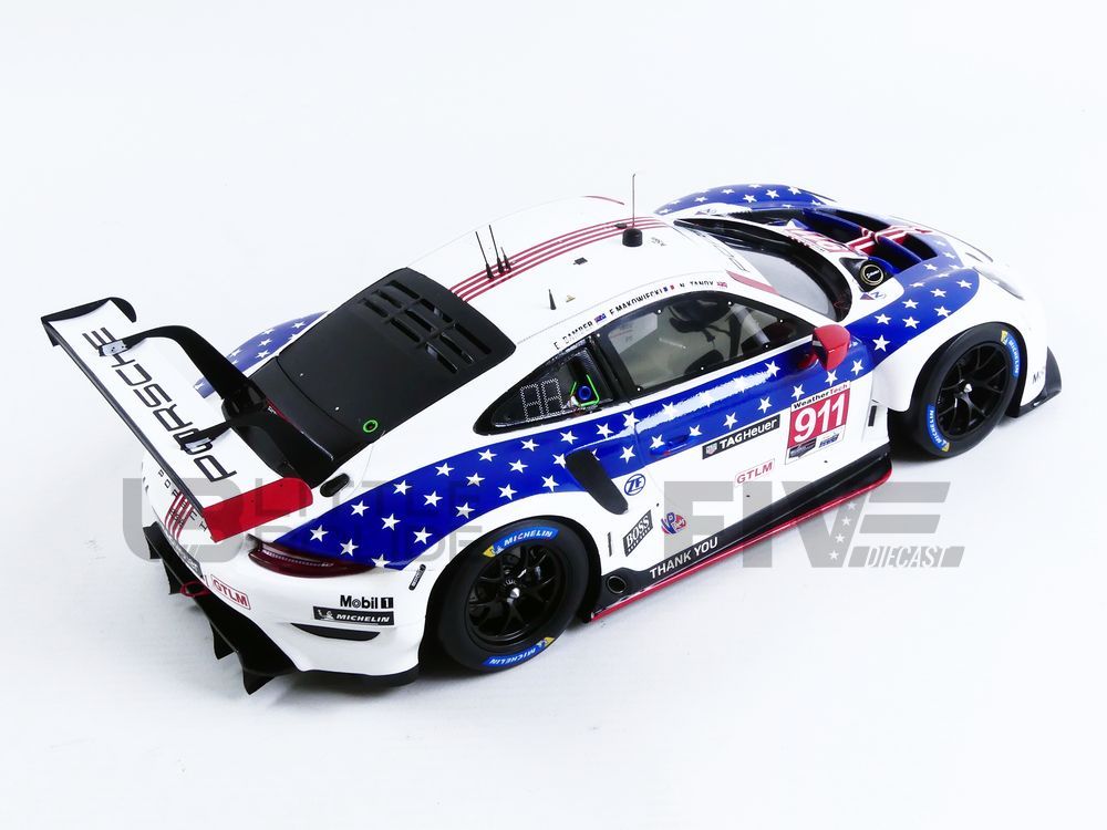 SPARK 1/18 – PORSCHE 911 RSR – Winner Class GTLM 12h Sebring 2020 