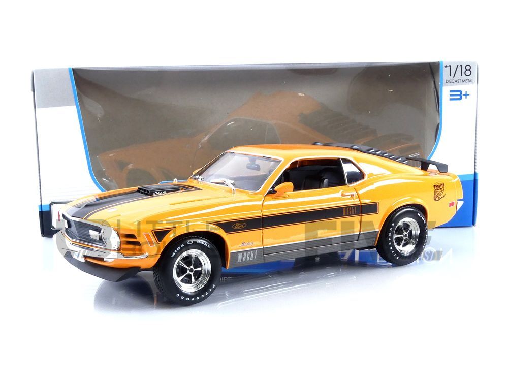 MAISTO 1/18 – FORD Mustang Mach 1 – 1970 - Five Diecast