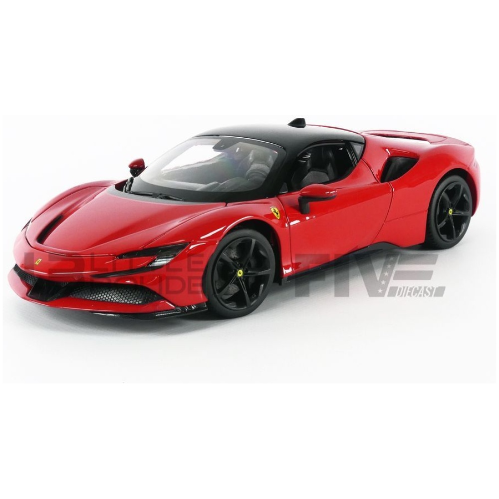 Bburago 1:18 Ferrari SF90 Stradale Hybrid Année de construction 2019 rouge  18-16015 modèle voiture 18-16015 4893993160150 8719247769077