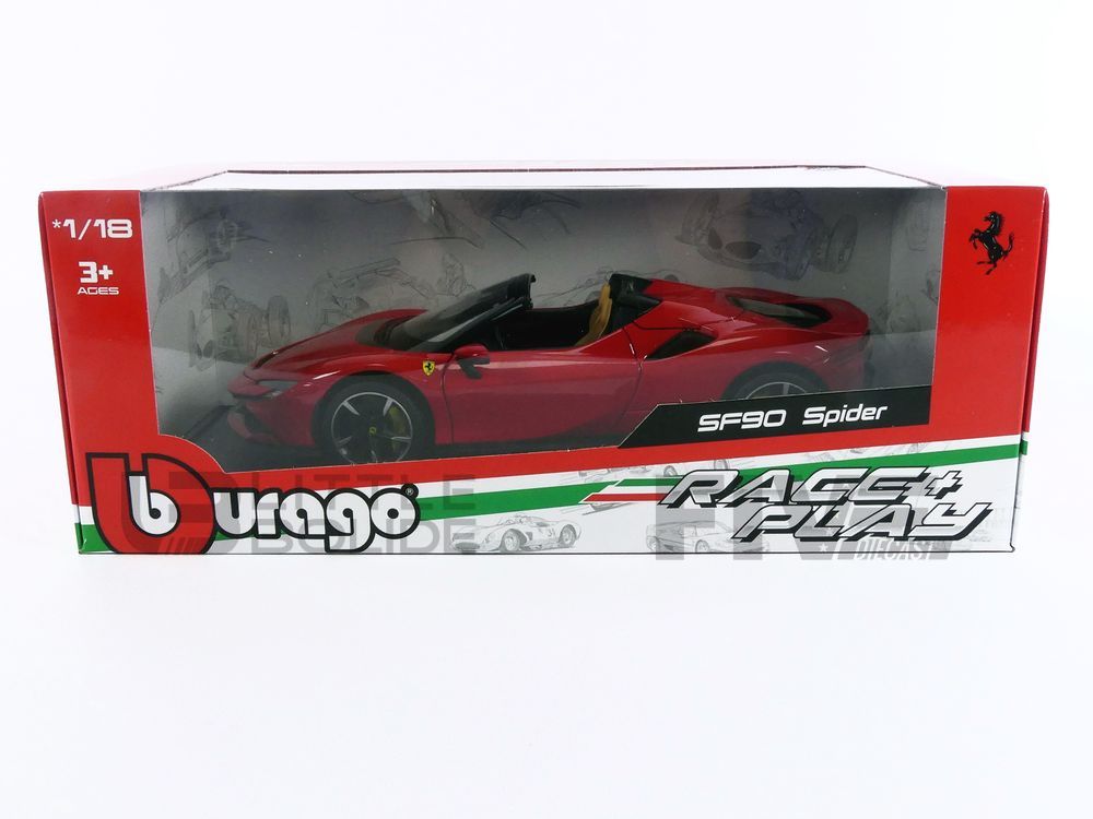 Model car Ferrari SF90 Stradale, spider 1:18 Bburago