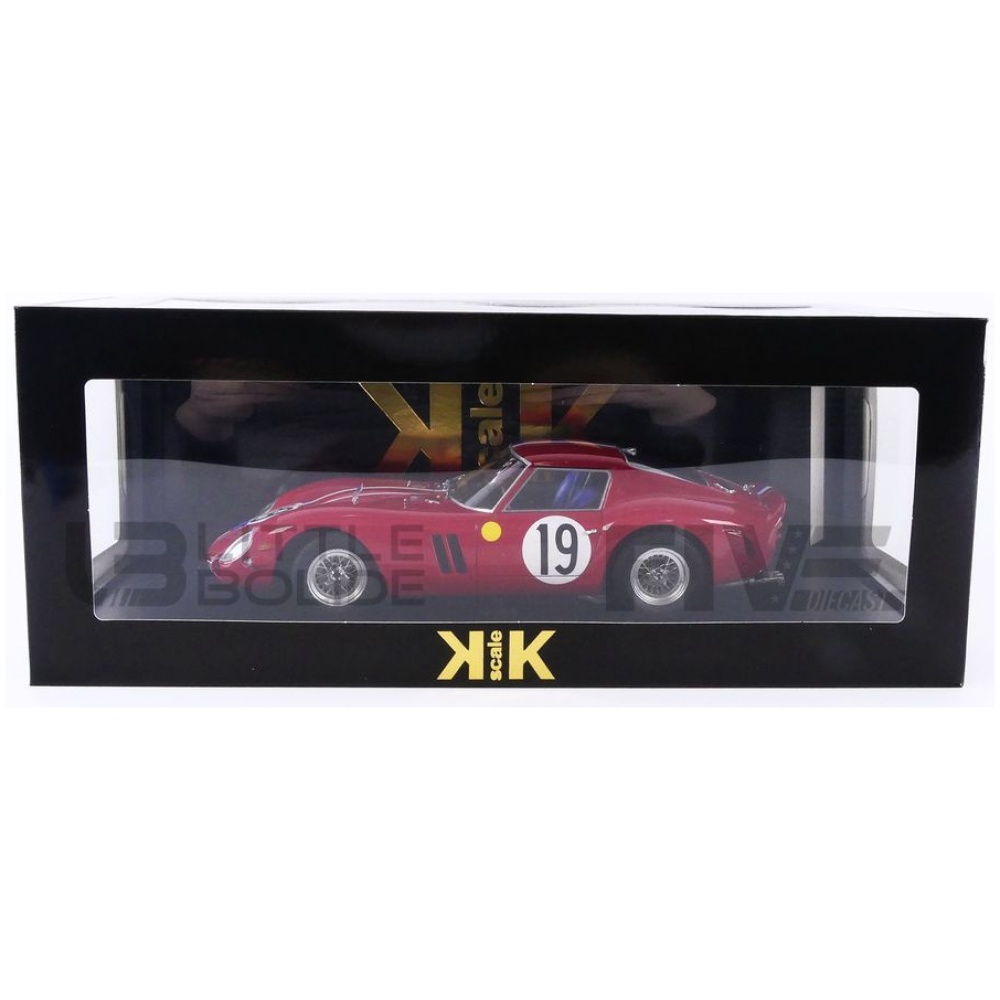 KK SCALE MODELS 1/18 – FERRARI 250 GTO – Le Mans 1962 - Five Diecast