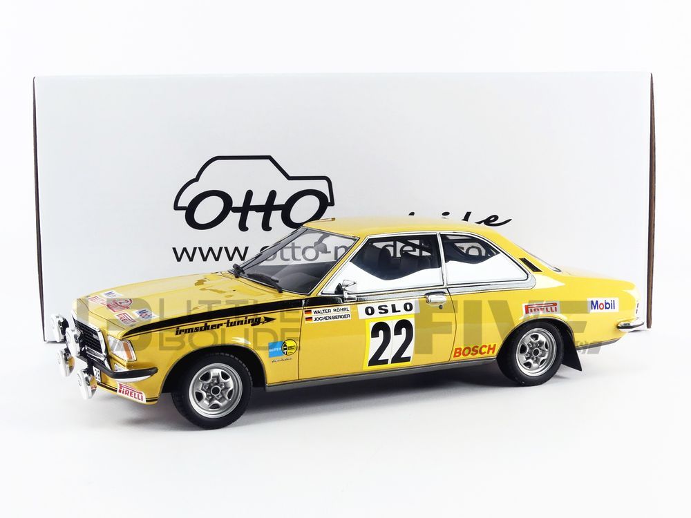 OTTO MOBILE 1/18 – OPEL Commodore – Rallye Monte Carlo 1973 - Five 