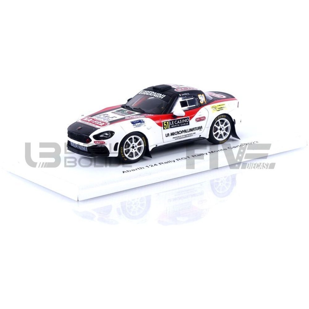 S6703 – SPARK 1/43 - ABARTH 124 Rally RGT - Monte Carlo 2022
