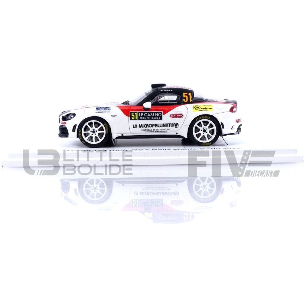 S6703 – SPARK 1/43 - ABARTH 124 Rally RGT - Monte Carlo 2022