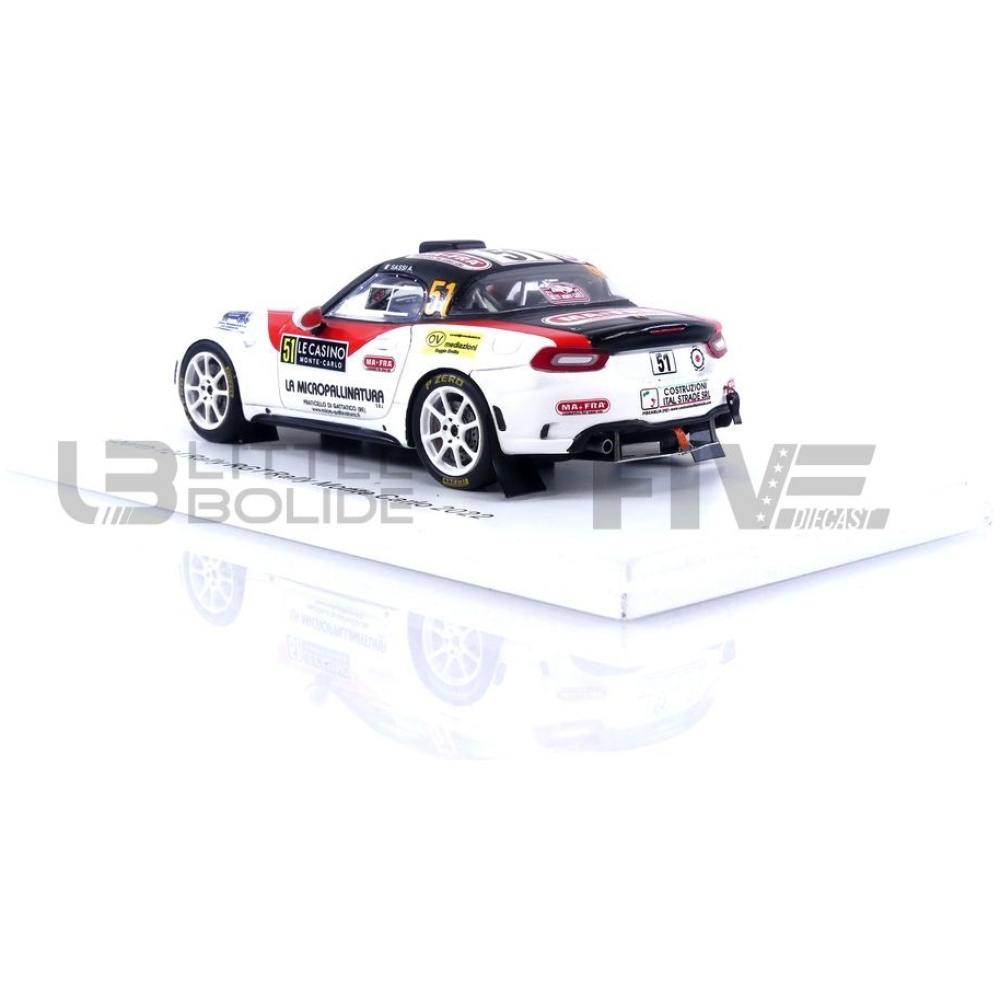 S6703 – SPARK 1/43 - ABARTH 124 Rally RGT - Monte Carlo 2022