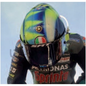MINICHAMPS 1/8 - AGV Casque Moto - Moto GP Valencia 2021