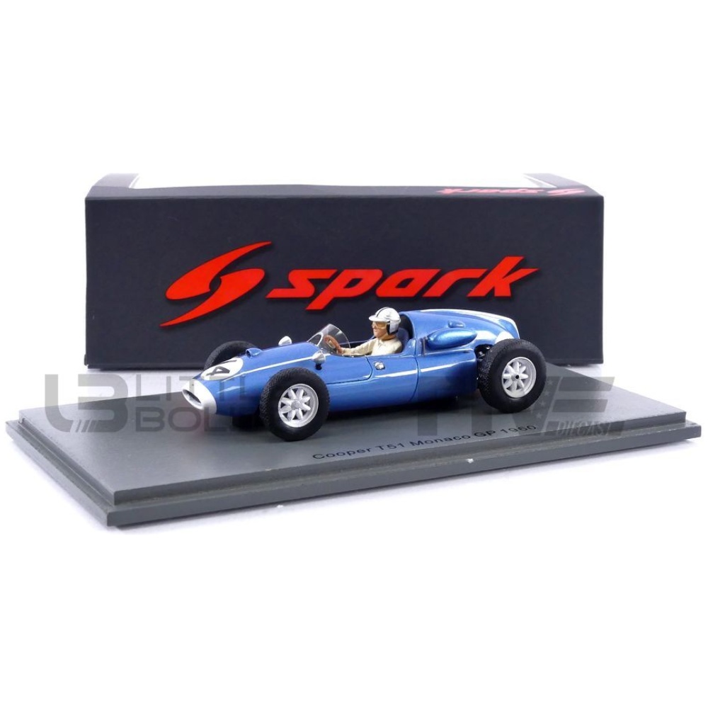 SPARK 1/43 – COOPER T51 – GP Monaco 1960 - Five Diecast