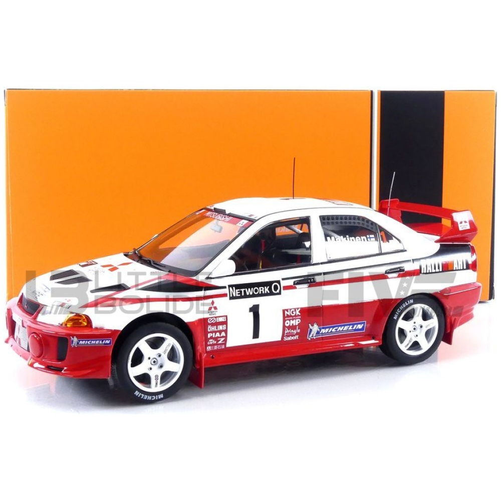 IXO 1/18 – MITSUBISHI Lancer RS Evolution V – RAC Rallye 1998 Five Diecast