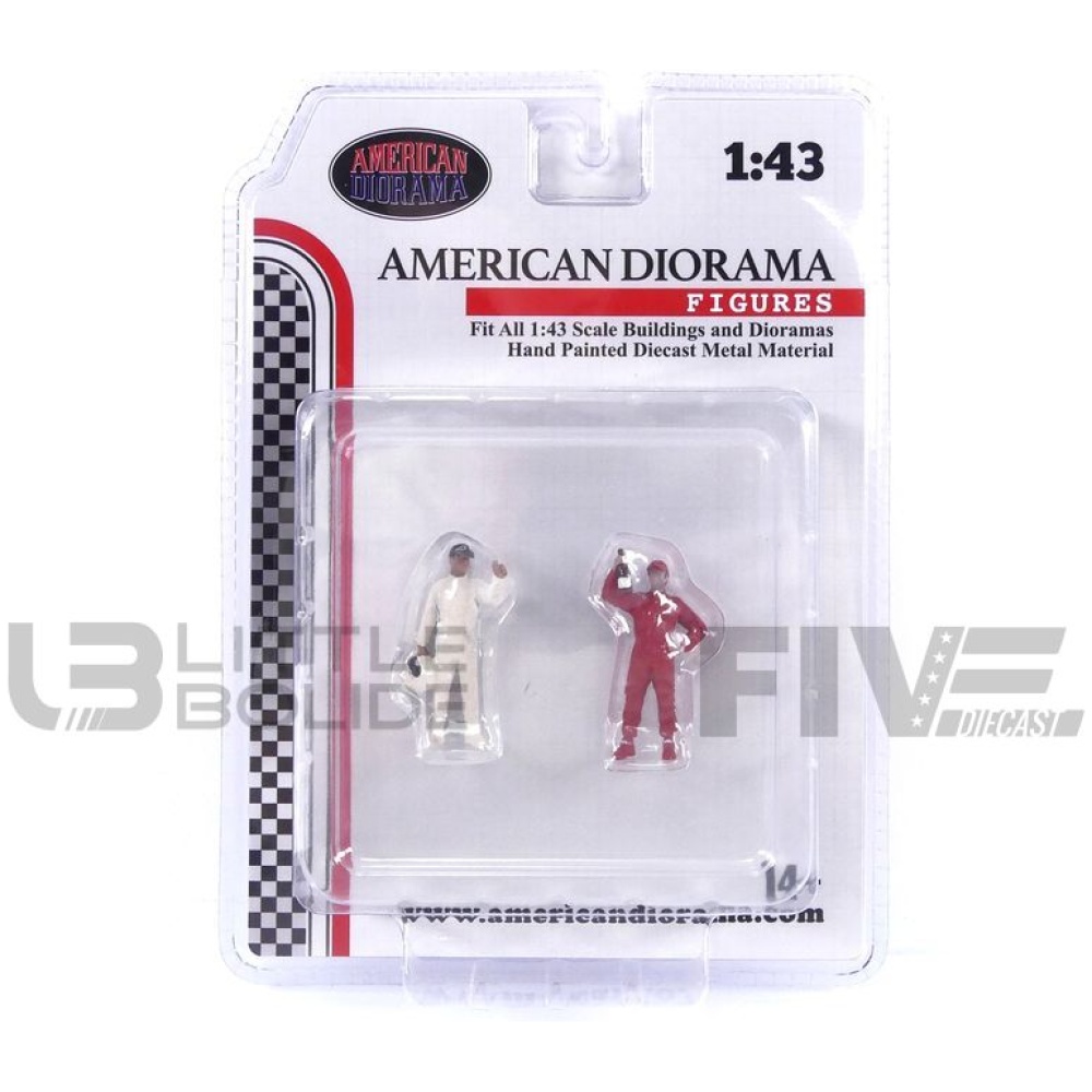 AMERICAN DIORAMA 1/43 – FIGURINES Racing Legends 00 Set of 2