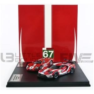 IXO 1/43 - FORD 2 Cars Set GT40 MKIV - Le Mans 1967 and 2019