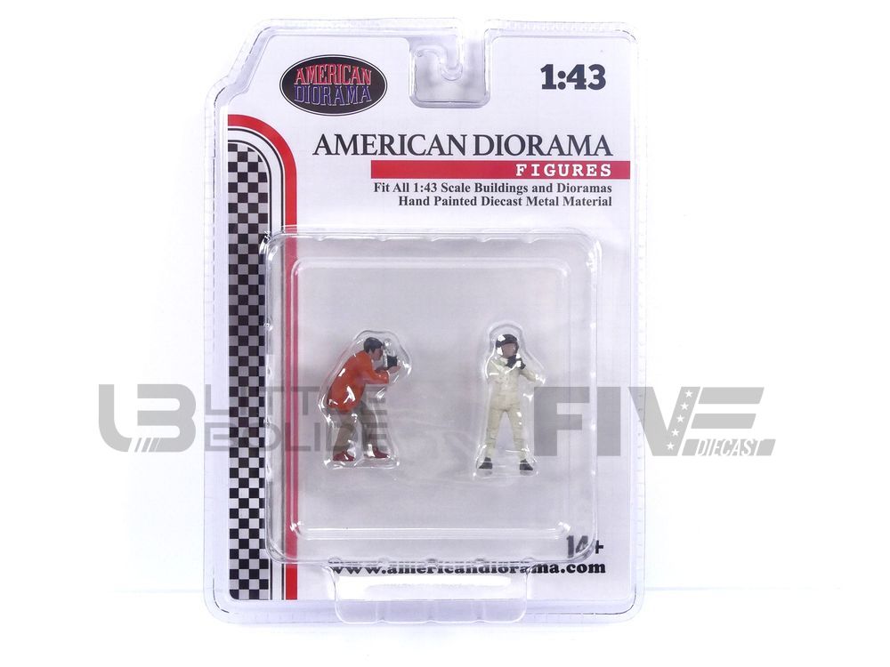 American Diorama 1:43 Race Day characters Set #4 AD38362 model car